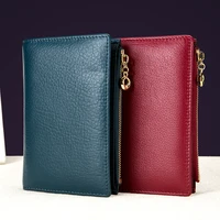 fashion women passport package genuine leather card holder for men lady long thin coin purse
