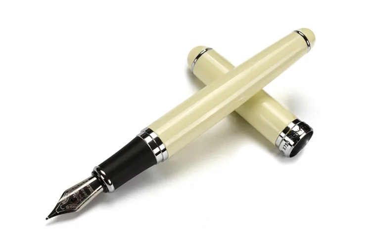 JINHAO X750 Роскошная авторучка металлическая каллиграфическая ручка Золотое перо школьные офисные чернильные ручки канцелярские принадлежности - Цвет: a color with opp bag
