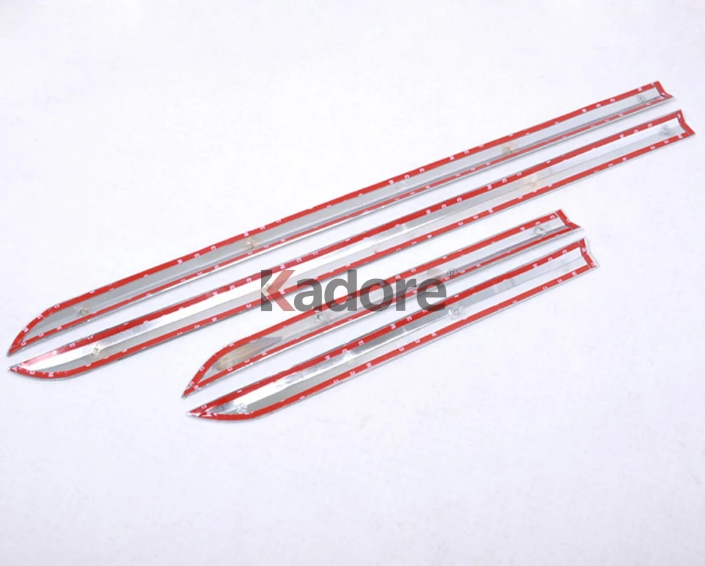 Для Kia Sportage 2011 2012 2013 ABS хромированная боковая дверная линия отделка корпуса молдинг крышка рамка Стайлинг протектор