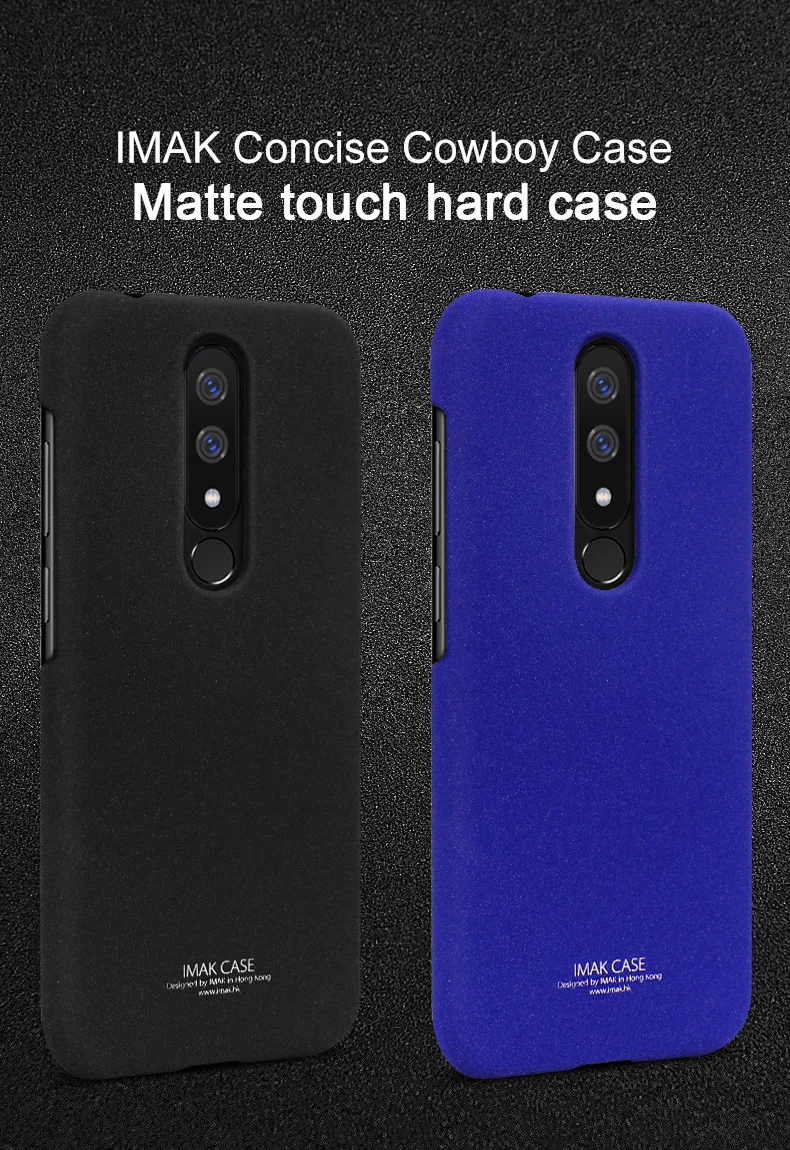 IMAK Для Nokia 4,2 чехол ковбой Матовый сенсорный твердый пластиковый чехол на заднюю панель чехол для Nokia 4,2