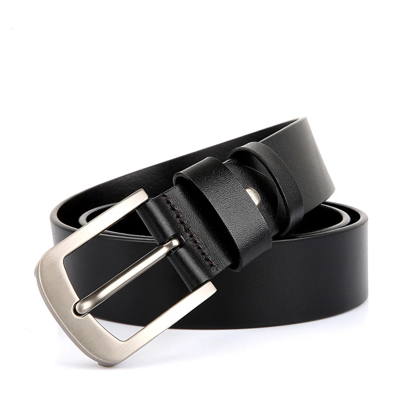 

Men's belt leather belt men male genuine leather strap luxury pin buckle casual men's masculine Cummerbunds ceinture homme 150cm