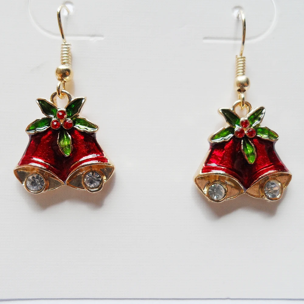 Новинка 2020 Лидер продаж Рождественская бижутерия красные рождественские