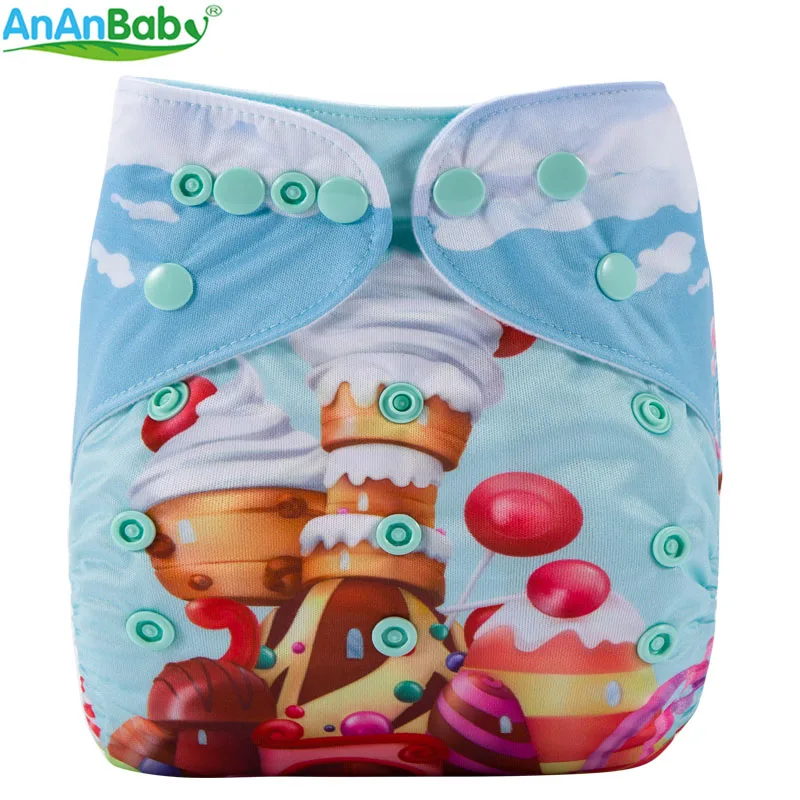 U pick Ananbaby Многоразовые непромокаемые детские подгузники Регулируемый один