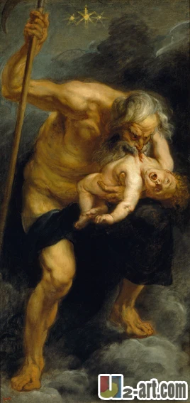 Печать на холсте (Saturno Devorando a Sus Hijos Rubens) Оптовая торговля жикле холст печать