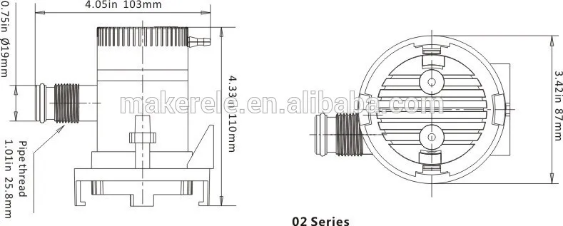 3/" шланг MKBP1-G600-02 600GPH морской самовсасывающий 12 вольт мини-Трюмный насос