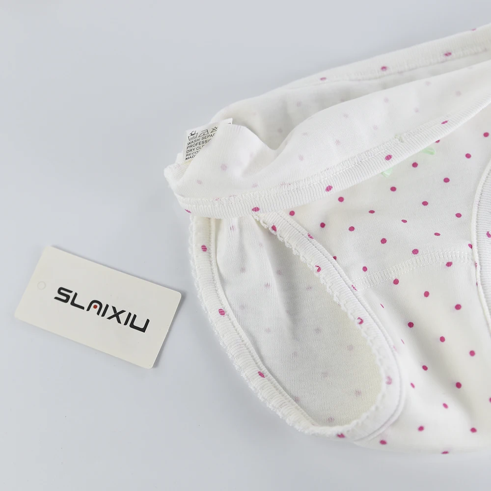 SLAIXIU/3 шт./партия хлопковые детские трусики милый галстук бабочка для девочек