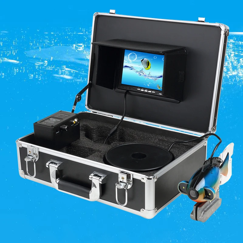 

20m Underwater Fish Video Camera 7 Inch LCD Monitor Fish Finder With Aluminum Case