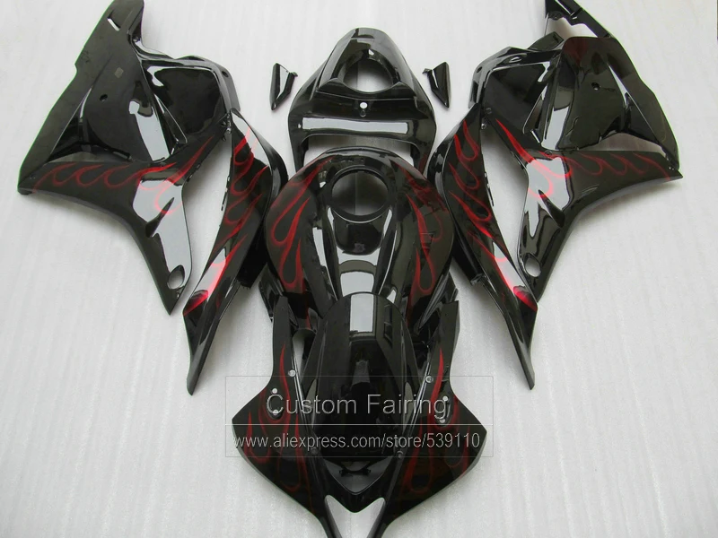 Впрыска ABS полный комплект обтекателей для HONDA CBR600RR 2009 2010 2011 2012 CBR 600 RR Красный