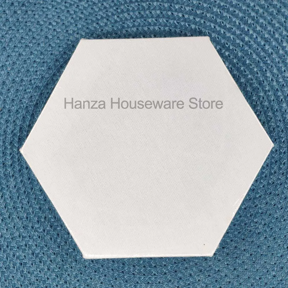 hexagon Круглый шестигранник в форме сердца, треугольная форма, белый пустой холст для художника, деревянная рамка для доски, масляные, акриловые краски, украшение дома, доска для рисования - Цвет: hexagon