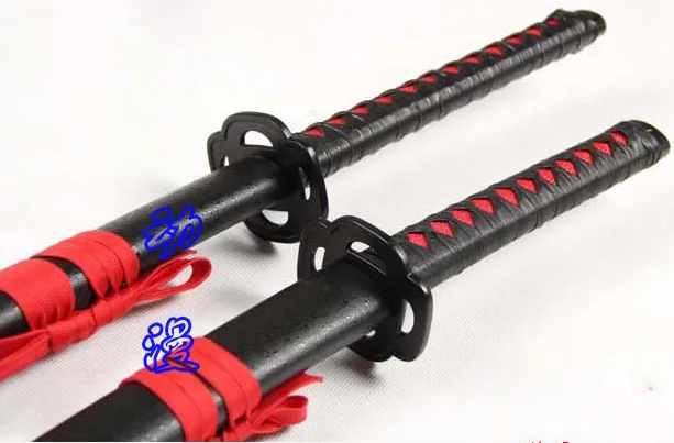 S5105 Аниме HAKUOUKI OKITA SOUJI SHINSENGUMI KITAN SWORD LOT 2 Вт/черные ножны и красный шнур 41 1 &quot31 6&quot |