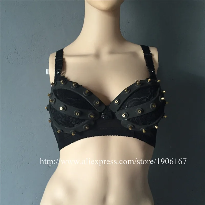2016 Fashion Red Laser Luminous Sexy Lady Bra Show Stage Costumes For Singer Dancer Nightclub Performers | Дом и сад