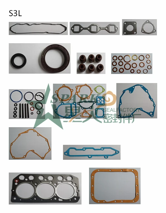Gzxhuo для MITSUBISHI S3L S3L2 двигателя полный комплект прокладок/комплект (полный