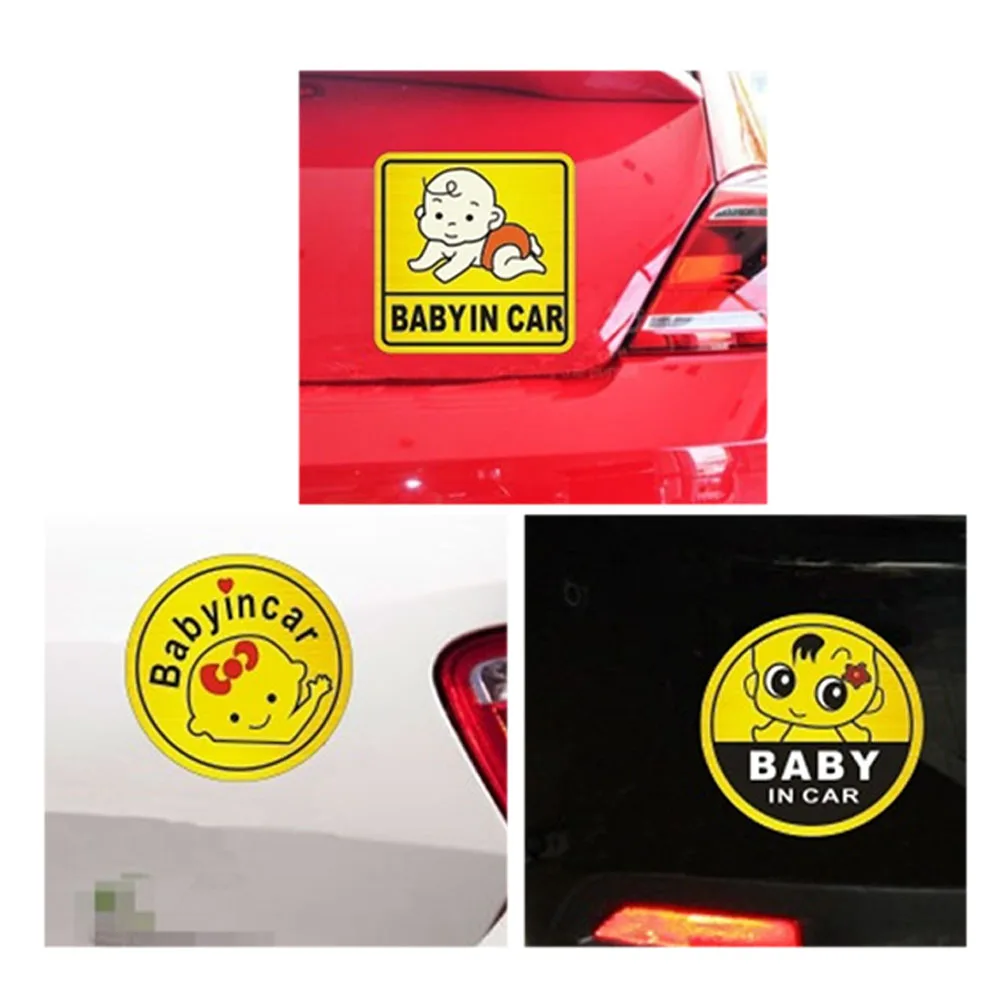 1 шт. Светоотражающая наклейка на автомобиль 11 х11 см|car sticker baby|baby in carsticker baby car |