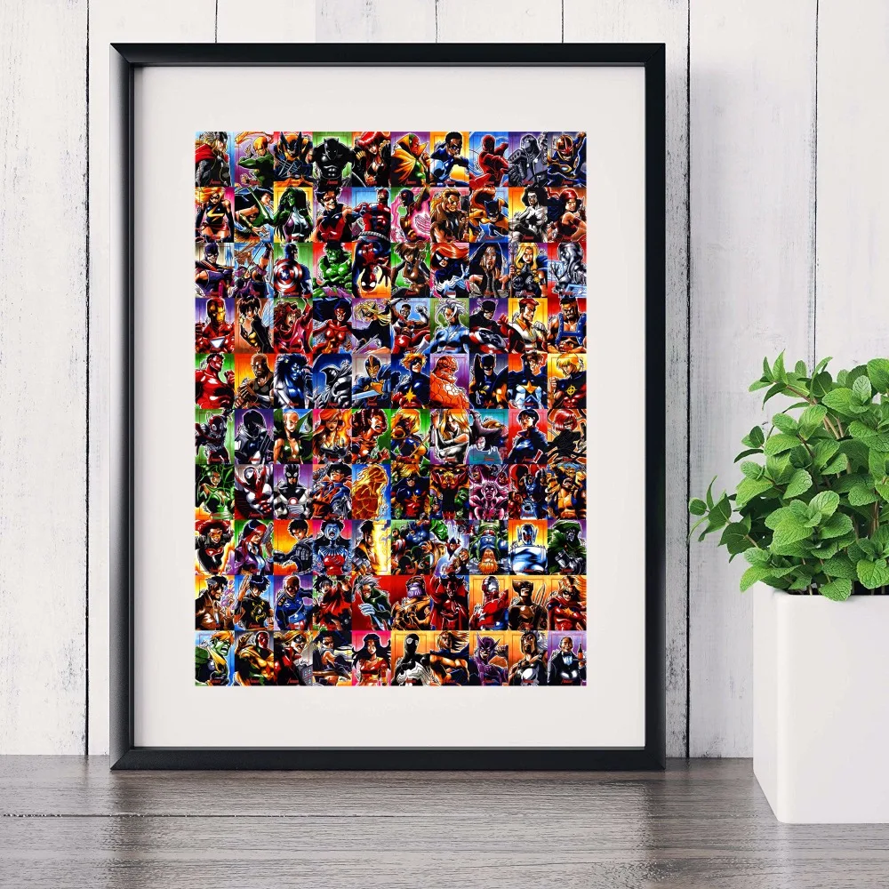 Marvel супергерои холст художественный принт постер настенные фотографии для