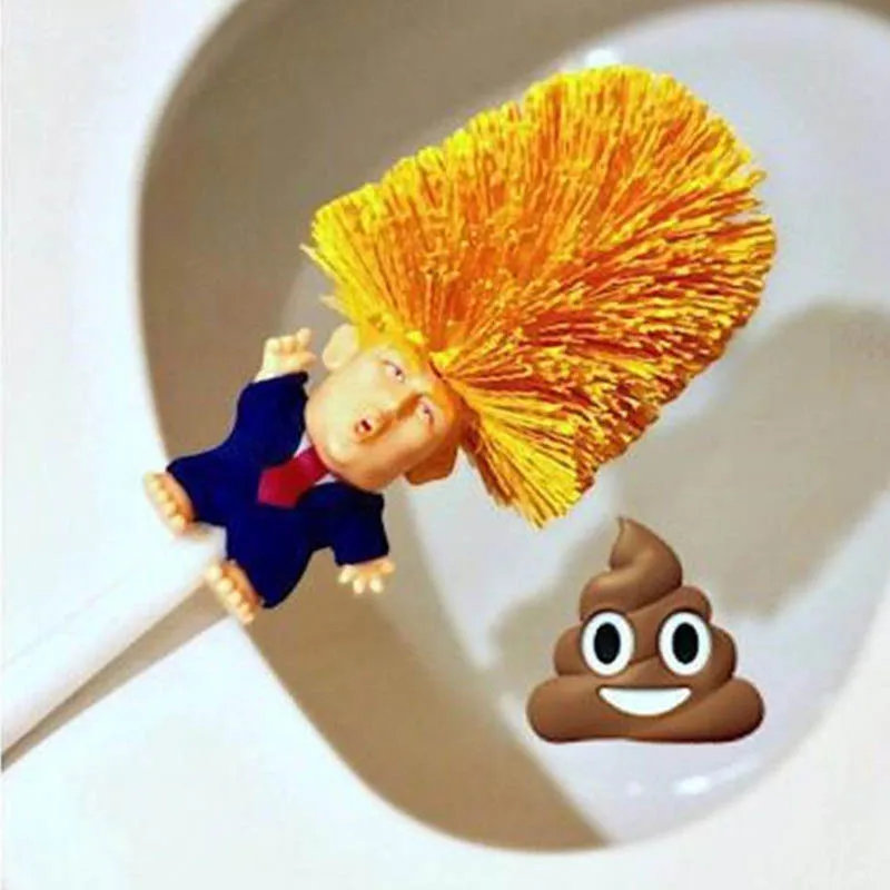 Держатель для туалетной щетки WC Borstel Donald Trump оригинальная туалетная щетка делает