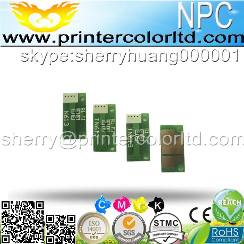 Для Konica - Minolta bizhub C-552 A0TM450 C552-MFP C 452 652 TN613K TN413 TN-613 M TN 413-Y смарт-счетные пополнения