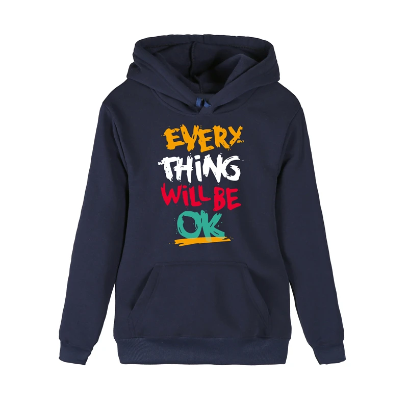 Романтизм Мода 2017 г. Для женщин Толстовки с длинными рукавами и буквенным принтом