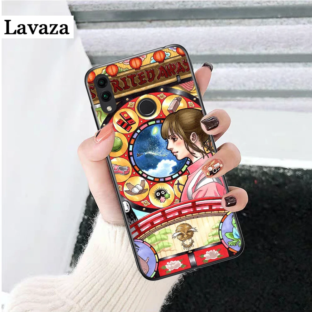 Spirited Away and Totoro Silicone Case for Huawei honor 6A 7A Pro 7X 8 Lite 8A 8X 8C 9 Note 10 View 20 20S 9X | Мобильные телефоны