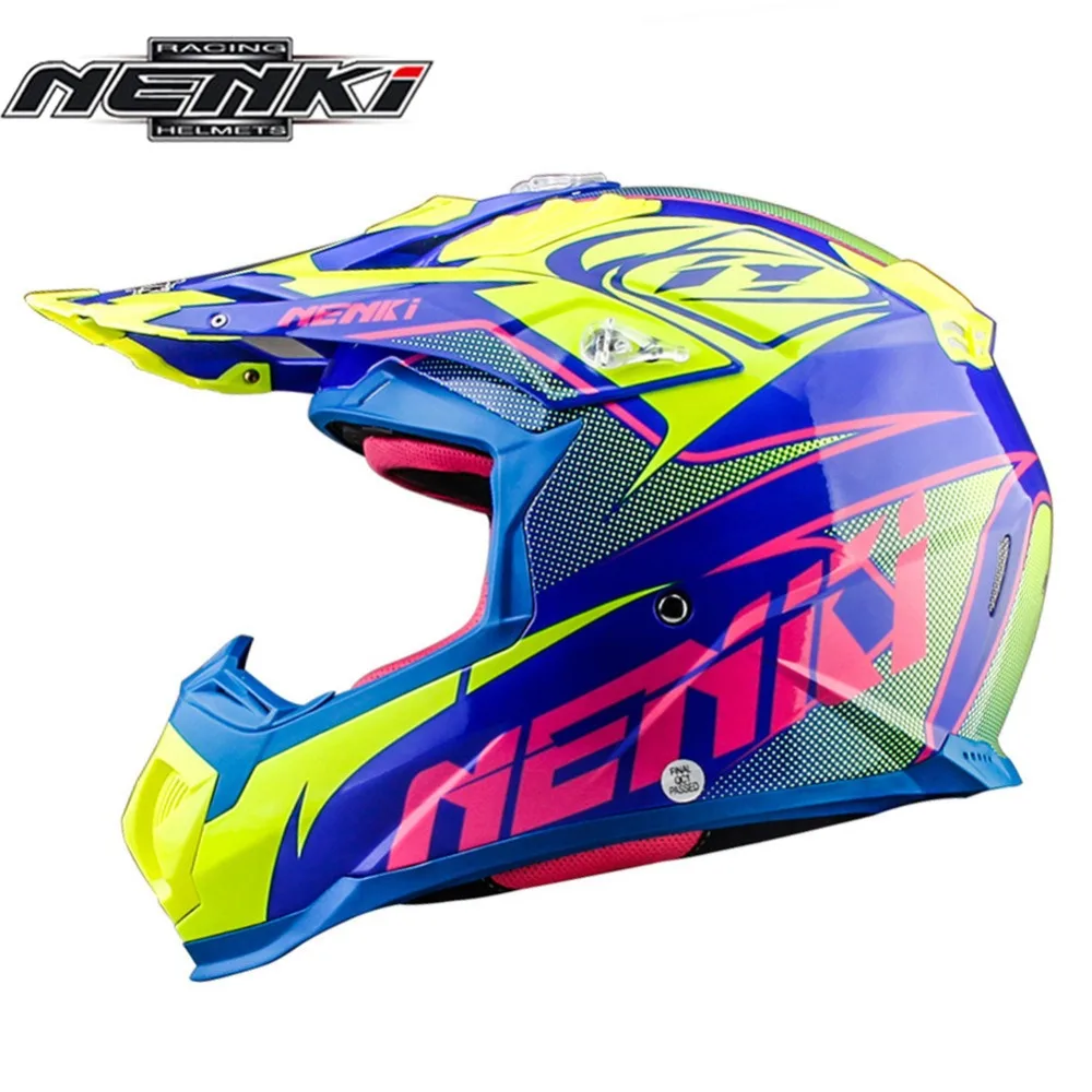 Мотоциклетный шлем NENKI для мотокросса внедорожный Casco Capacete Cross downdown мото MTB MX ATV DH