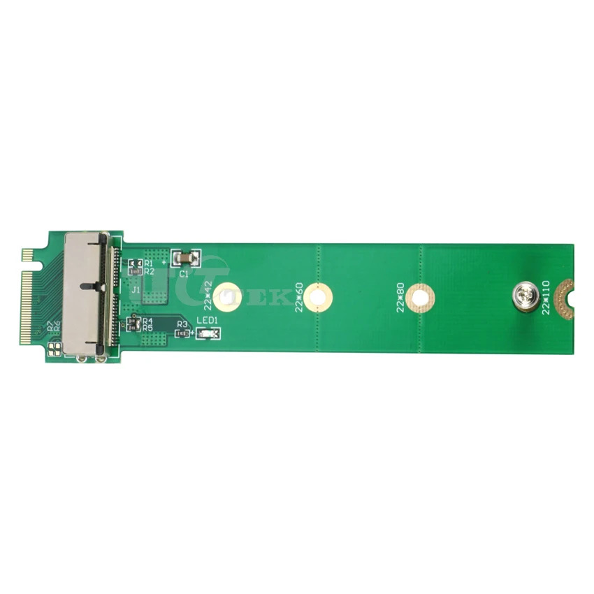 Адаптер M.2 NGFF PCI E на 16 + 12 pin для Apple MacBook Air 2013 2014 2015 A1465 A1466 SSD|Платы расширения| |