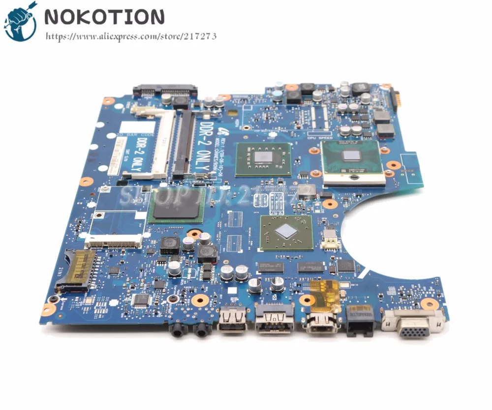 NOKOTION для Samsung NP-R522 R522 Материнская плата ноутбука PM45 DDR2 HD4300 графика BA92-05739A BA92-05739B