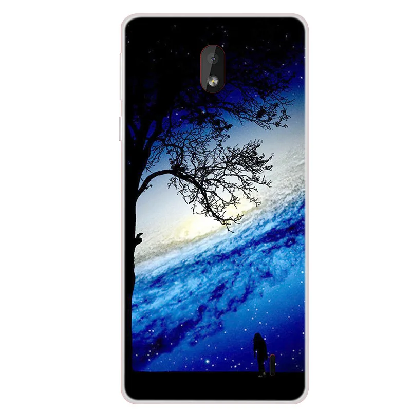 Чехол для телефона Nokia 1 Plus мягкий чехол с рисунком звездного неба Луны 2019 TA 1130 1111