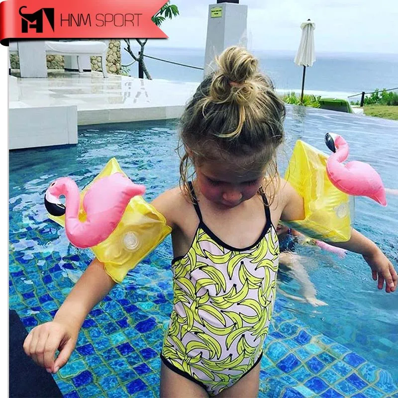 1 пара надувных нарукавников для плавания ПВХ краб фламинго|inflatable arm|inflatable arm bandsswim