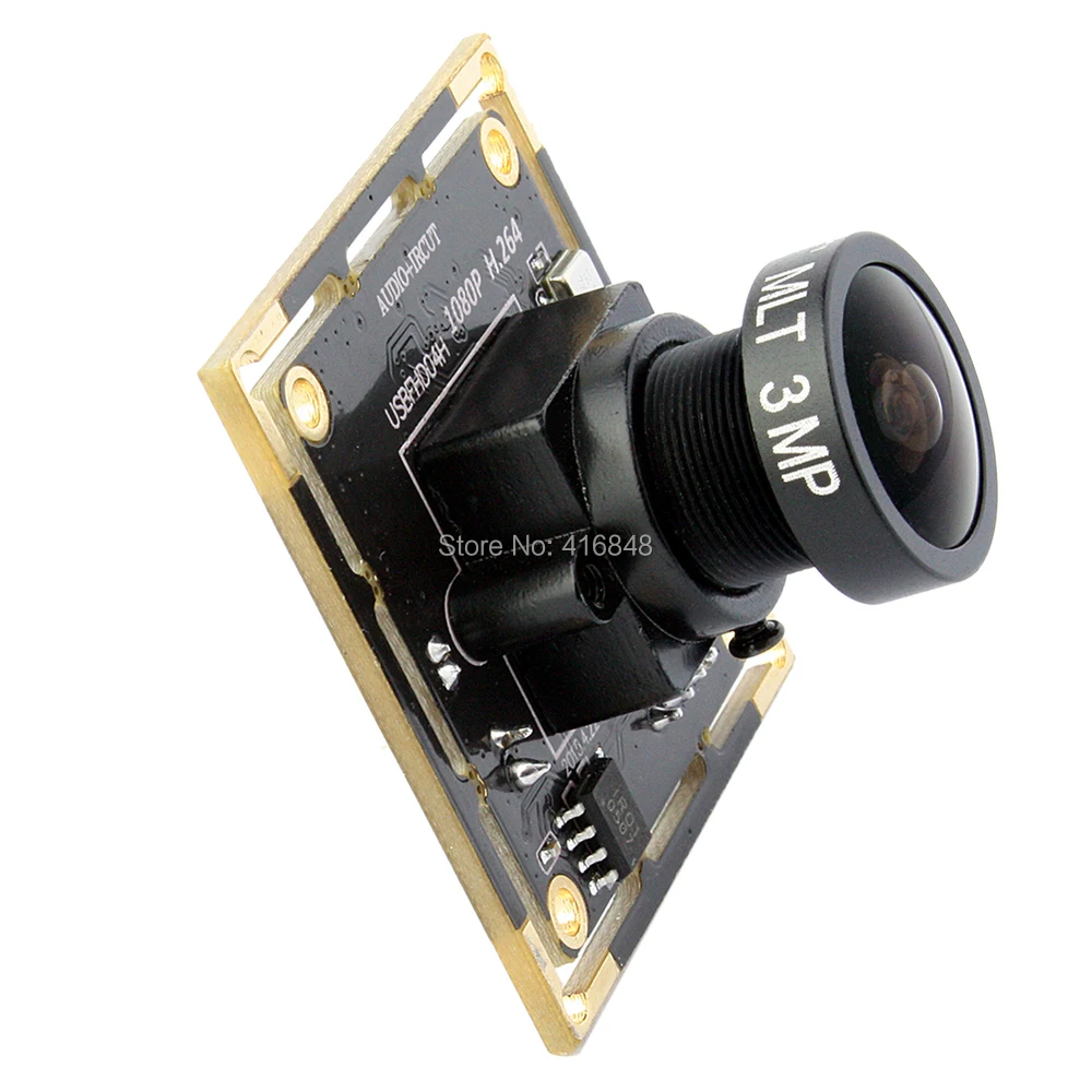 H.264 MJPEG YUY2 2MP широкий обзор 170 градусов рыбий глаз usb модуль камеры UVC для