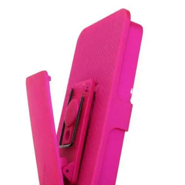 Levanabuy Rhombus Pattern With Rotating Clip Sliding Plastic Case For for iphone 4S |