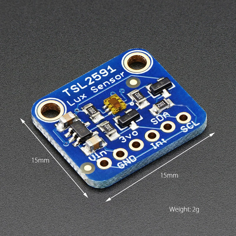 TSL2591 High Dynamic Range Digital Light Sensor Module IIC I2C TSL25911FN Breakout Board 3.3V 5V for Raspberry Pi | Электроника
