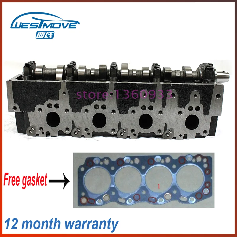 Головки цилиндров в полной сборке для Toyota Hi-Lux 2400 Dyna Hi-Ace 2,4 D TD 2446cc 8v 98-Двигатель: 2LT II 2L 11101-54160 909156