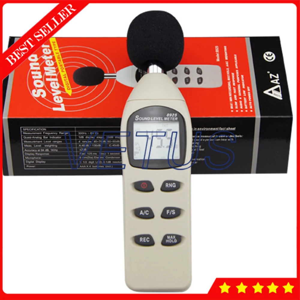 AZ8925 Handheld LCD Digital Sound Level Meter Datalogger Noise Detector Decibel | Инструменты