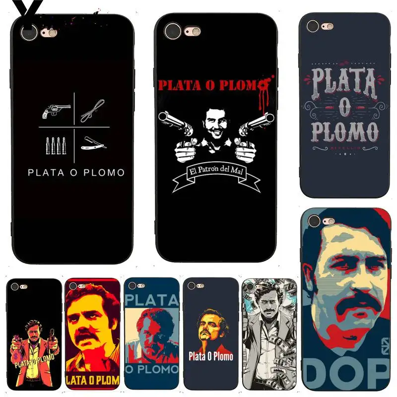 Yinuoda для iPhone 7 6 X Чехол Lead Narcos Pablo Escobar самые классные аксессуары телефонов 7X6 6S 8 Plus 5