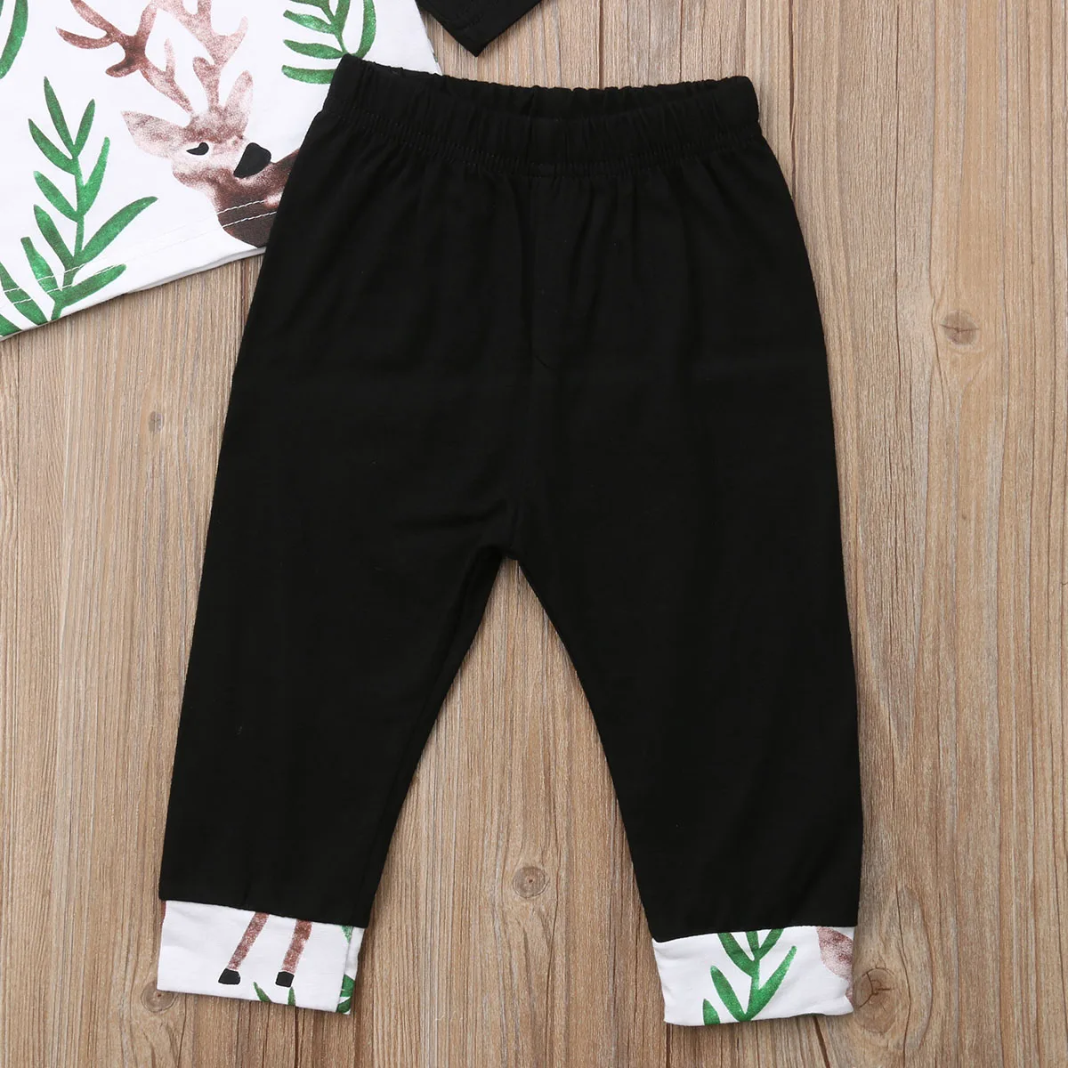 Комплект из 2 предметов футболка с длинными рукавами для новорожденных девочек