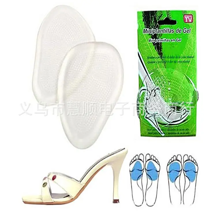 Silicone Cushion Pads Front Insole Shoes Pad for Foot Care 10Pair/Bag PH23 | Обувь