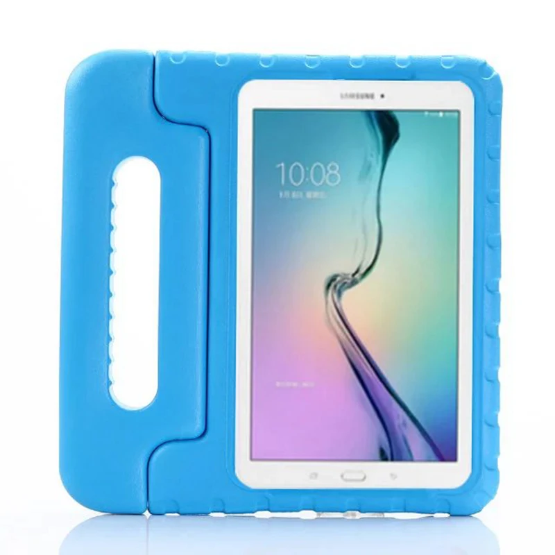 Противоударный детский чехол из пены EVA для samsung Galaxy Tab A A6 10,1 T580 T585 T580N чехол Funda Подставка для планшета - Цвет: blue
