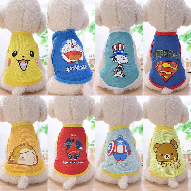 Новая модная спортивная одежда для собак футболка костюм йоркширских терьеров и