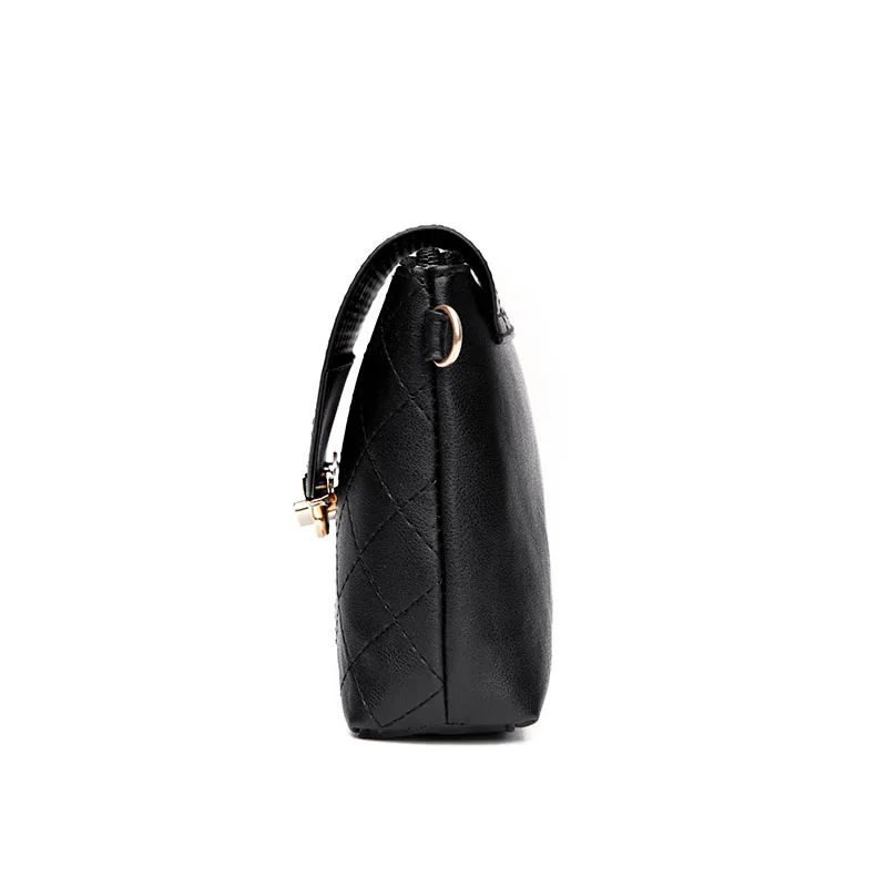 JULYCCINO Women Leather Cover Small Flap Handbag Plaid Ladies Clutch Purse Envelope Bag Retro Crossbody Shoulder Messenger Bags | Багаж и