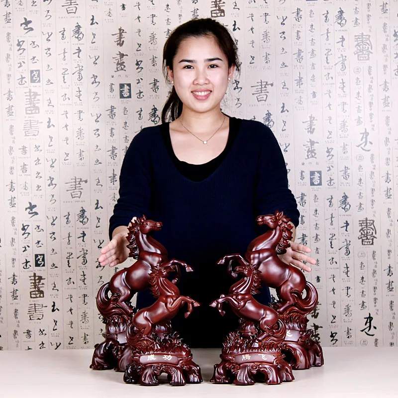 Как хорошо как вода лошадь Лаки Фэн Шуй ремесла орнамент домашнего интерьера