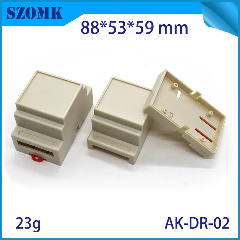 2 шт. в партии 88*53*59 мм Din Rail электронный корпус 53x88x60 Пластиковая распределительная