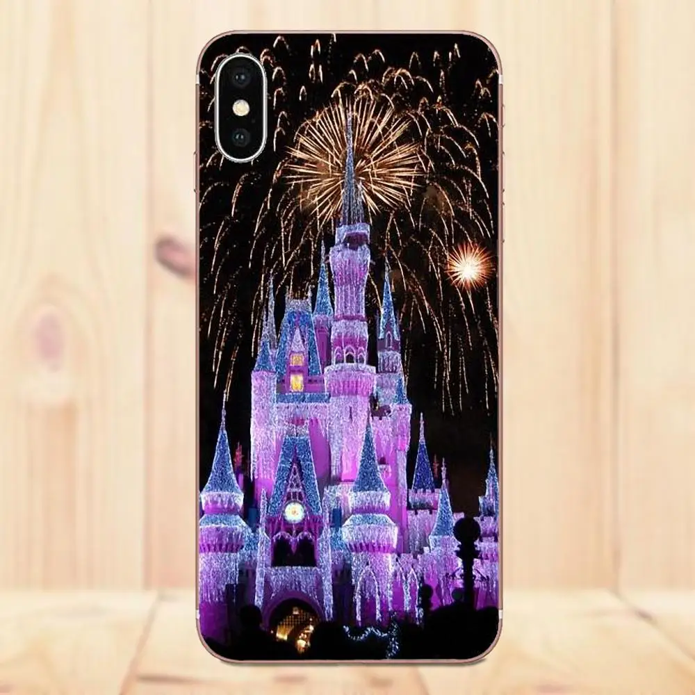 Maerknon для Apple iPhone 4 4S 5 5C 5S SE 6 6S 7 8 Plus X тонкий мир Золушки замок фейерверк | Мобильные