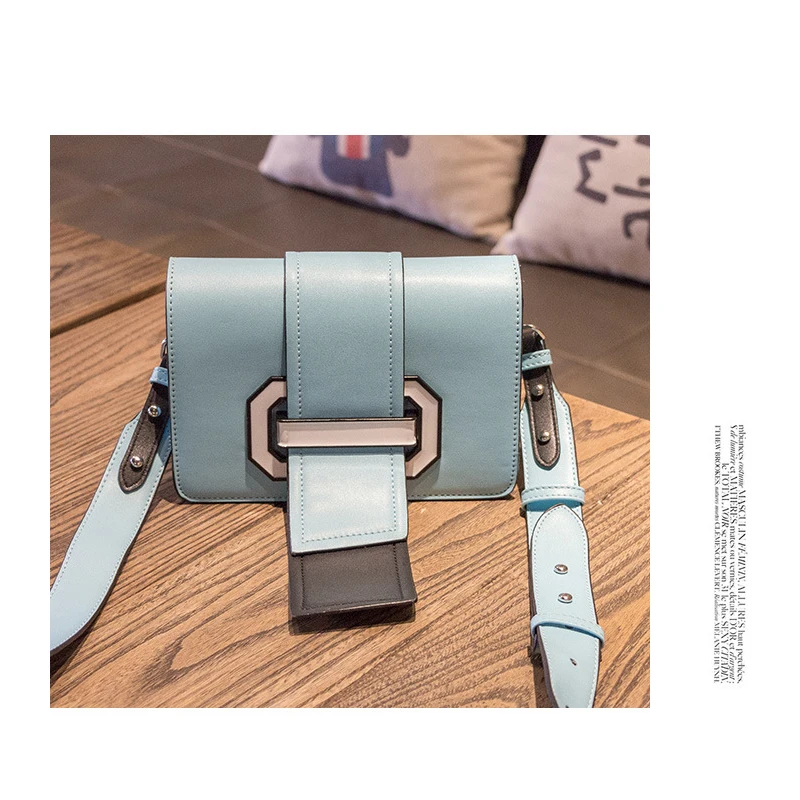 Challen 2017 Новая Мода Панелями Заслонки Высокое Качество PU Кожа женщин Сумка Весна