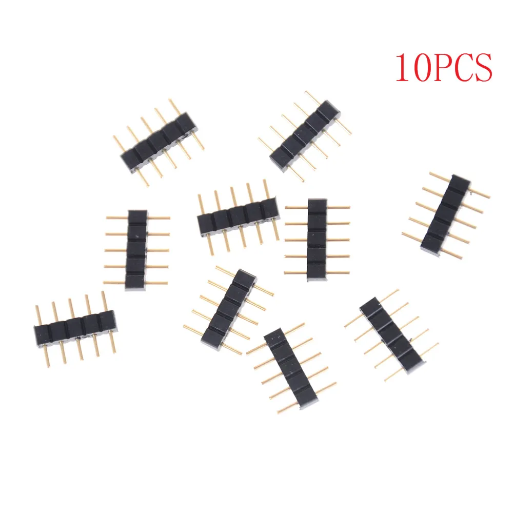 10 шт./Лот двойной 5 контактный светодиодный разъем RGBW игольчатый штекер маленькая