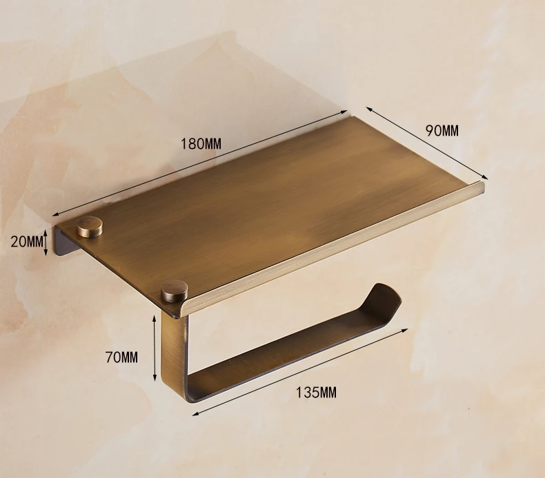 Ofyage краткий настенные туалет Бумага держатель Для ванной комнаты