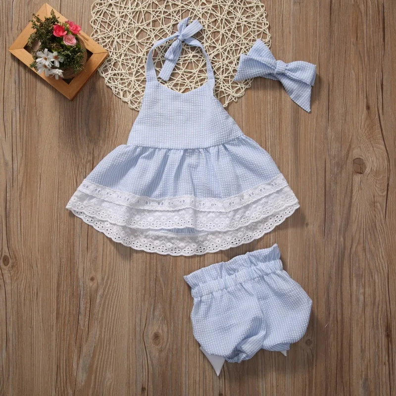 Princess Girl Bowknot Vest Tops T-shirt+Short pants 2pcs Toddler Baby Lovely Clothes Outfits Set | Мать и ребенок