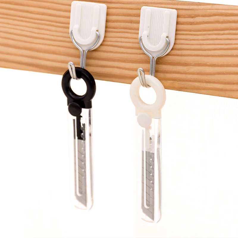 New fashion Mini portable art knife plastic handle metal blade opener shrinkable utility office school cutting supplies |