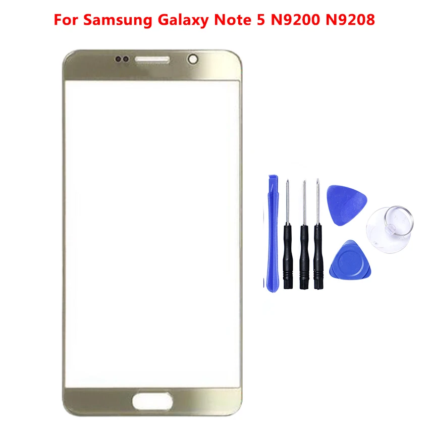 Замена панели для samsung Galaxy Note 5 Note5 N920F N920 сенсорный экран внешняя передняя