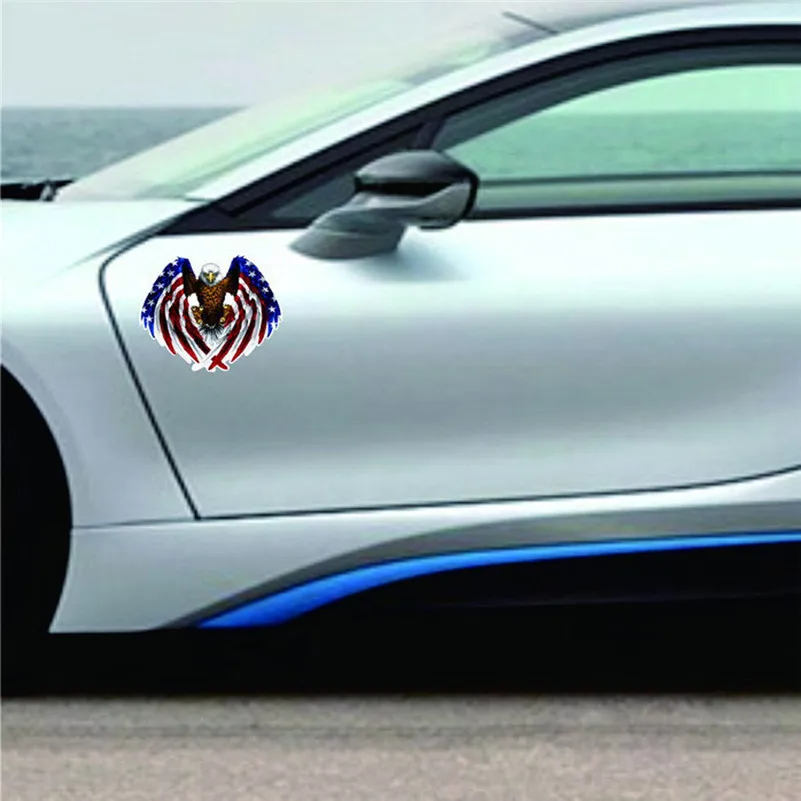Автомобильная наклейка Летающий ястреб Авто модные наклейки для стайлинга
