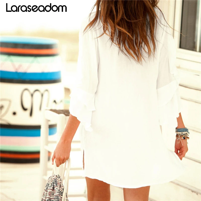 White Beach Cover up Kaftans Sarong Bathing Suit ups Pareos Swimsuit Womens Swim Wear Tunic #Z233 |