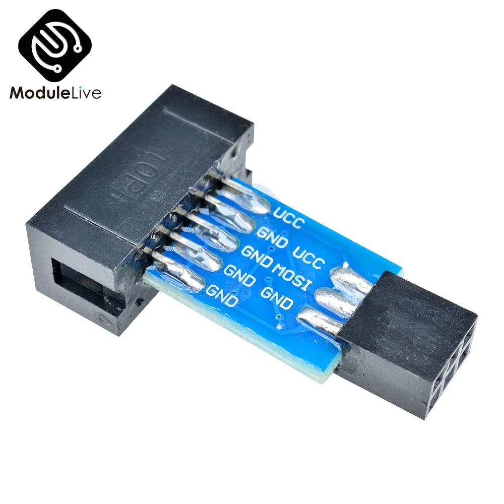 2 шт. 10Pin для 6PiN конвертировать в Стандартный 10 контактов 6 контактов) плата